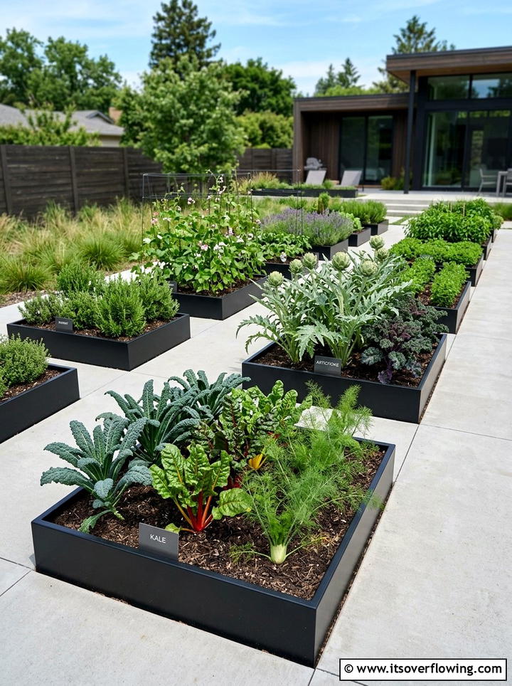 Modern Vegetable Garden - 25 garden ideas with vegetables