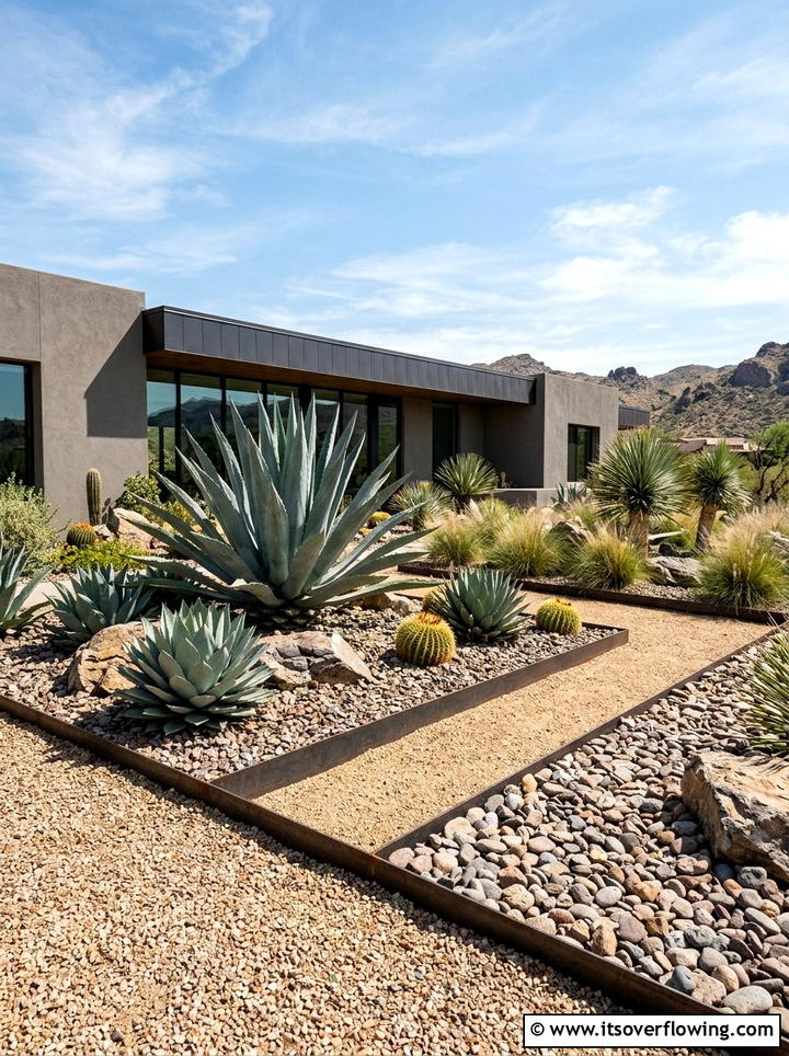 Modern Xeriscape - 25 creative garden ideas for large yards