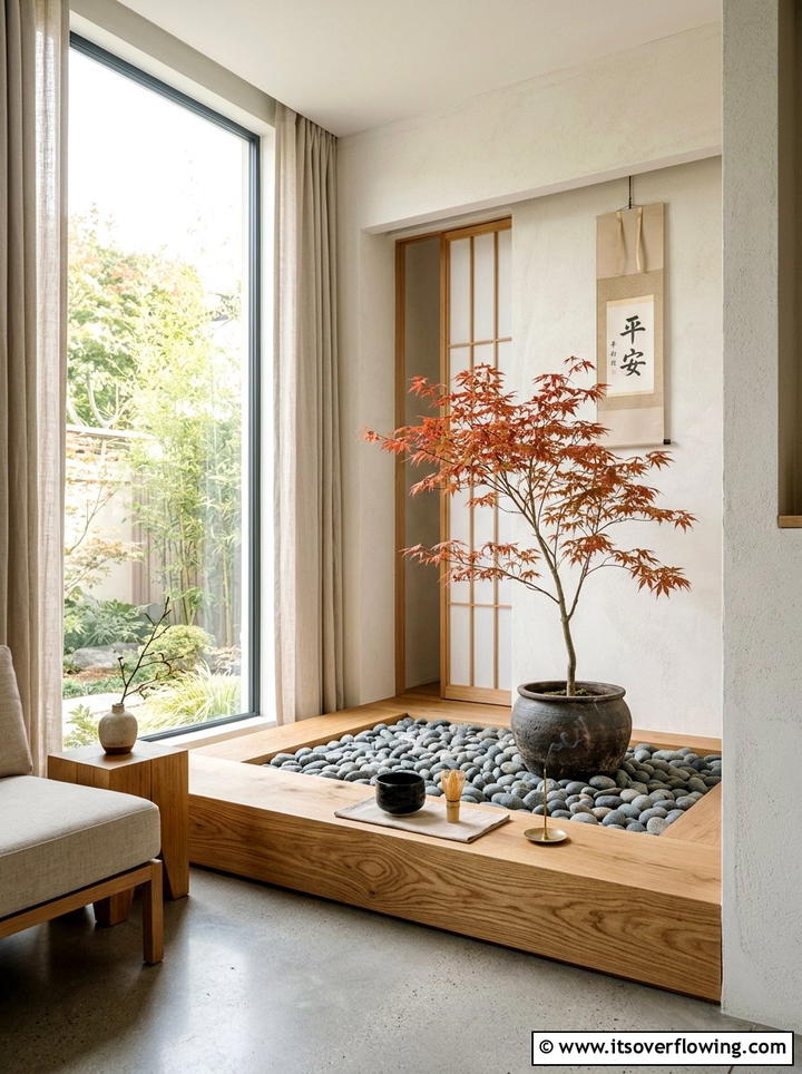 Modern Zen Corner - 25 backyard ideas for rental homes