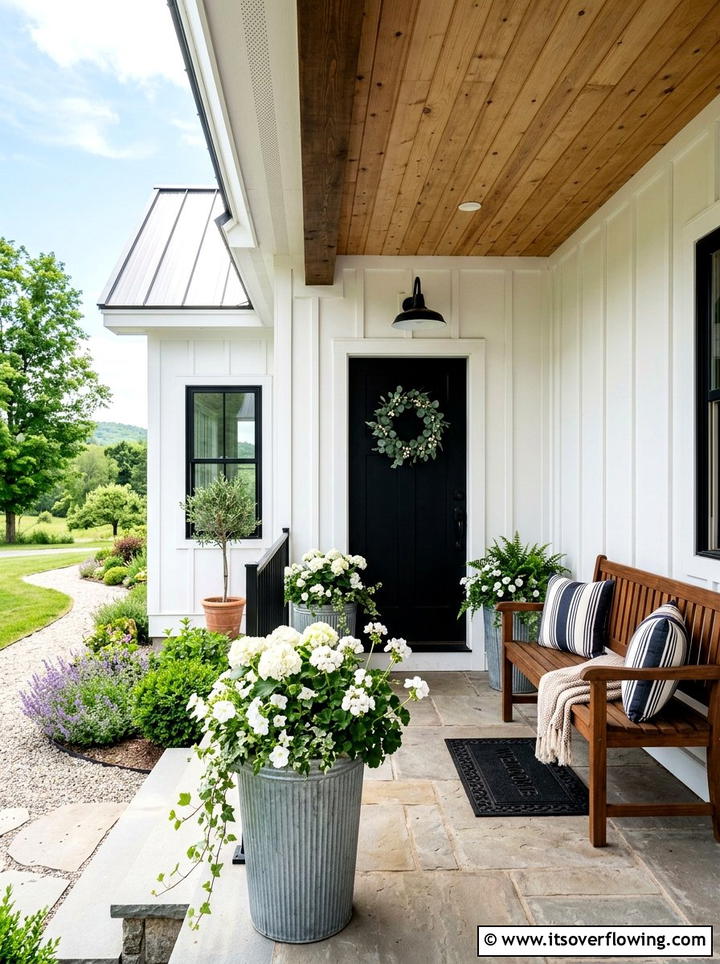 Modern farmhouse front porch - 25 front porch decor ideas diy