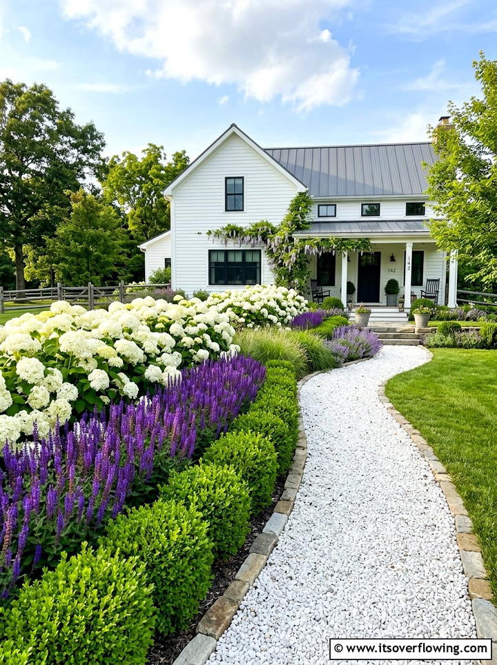 Modern farmhouse garden layering - 25 garden design ideas with layering