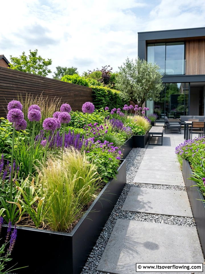 Modern flower garden - 25 small garden ideas with flowers