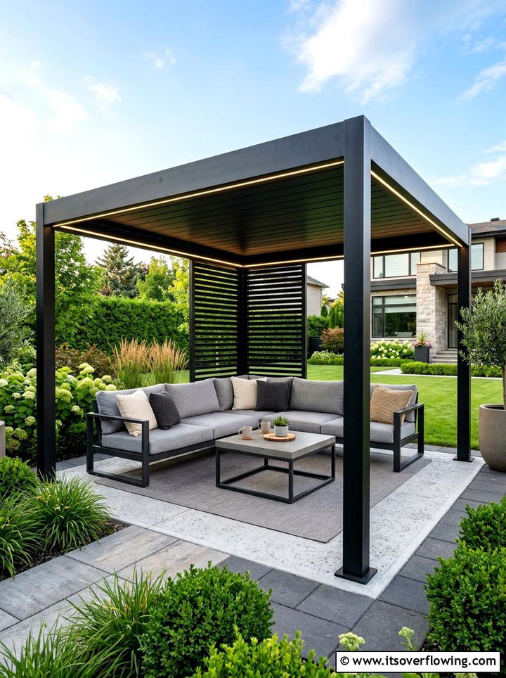 Modern gazebo - 25 creative garden ideas with outdoor reading spaces