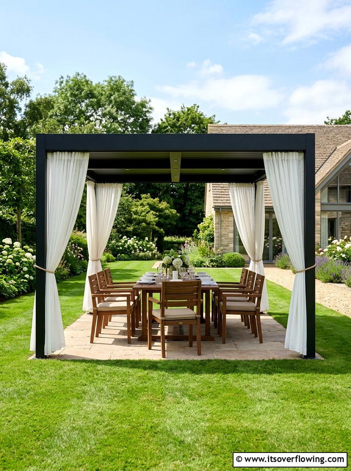 Modern gazebo - 25 garden design ideas with outdoor rooms
