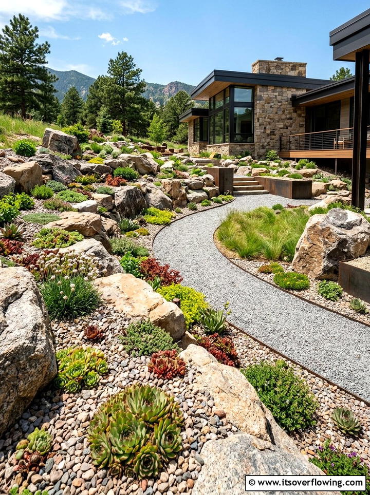 Modern minimalist garden with pet safety - 25 creative garden ideas with pet friendly plants