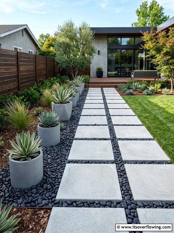 Modern minimalist landscaping - 25 garden design ideas for small yards