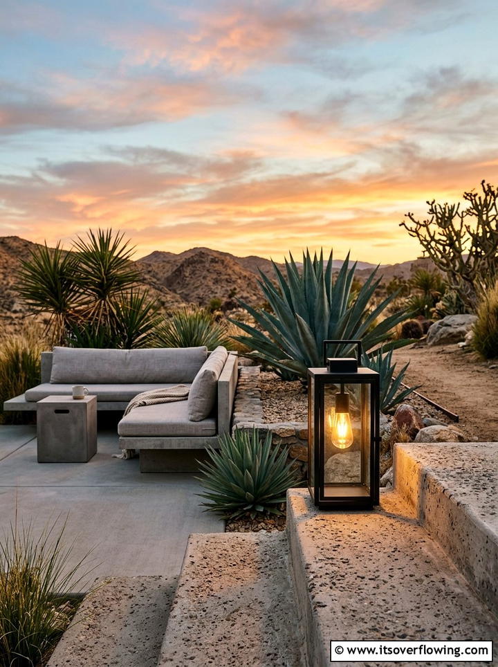Modern outdoor lantern - 25 garden decor ideas with lights