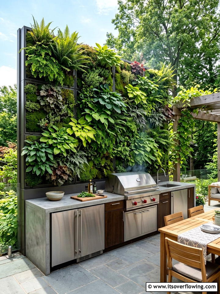 Modular Green Wall - 25 creative garden ideas with wall mounted planters
