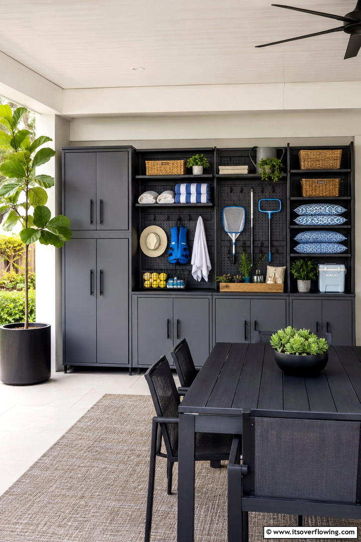 Modular Outdoor Storage Systems - 30 Practical Outdoor Storage Ideas for a Tidy Yard