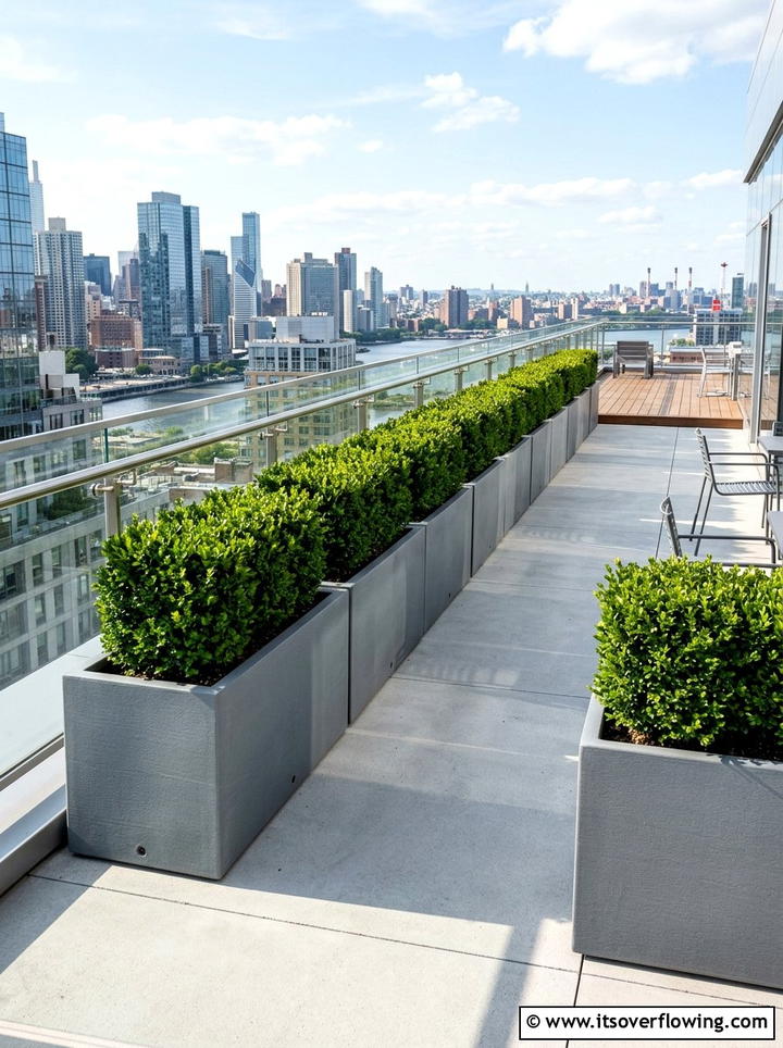 Modular Planter Boxes - 25 creative garden ideas for rooftops