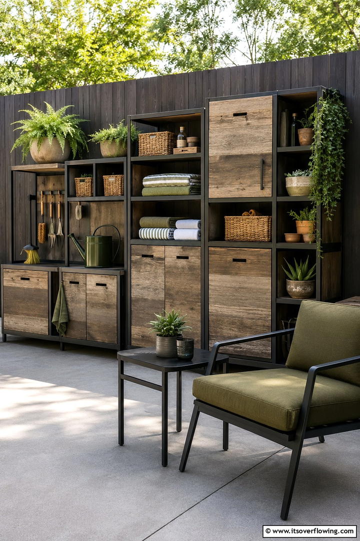 Modular Storage Systems - 30 Practical Outdoor Storage Ideas for a Tidy Yard