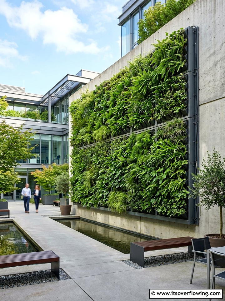 Modular living wall kit - 25 garden design ideas with vertical gardens