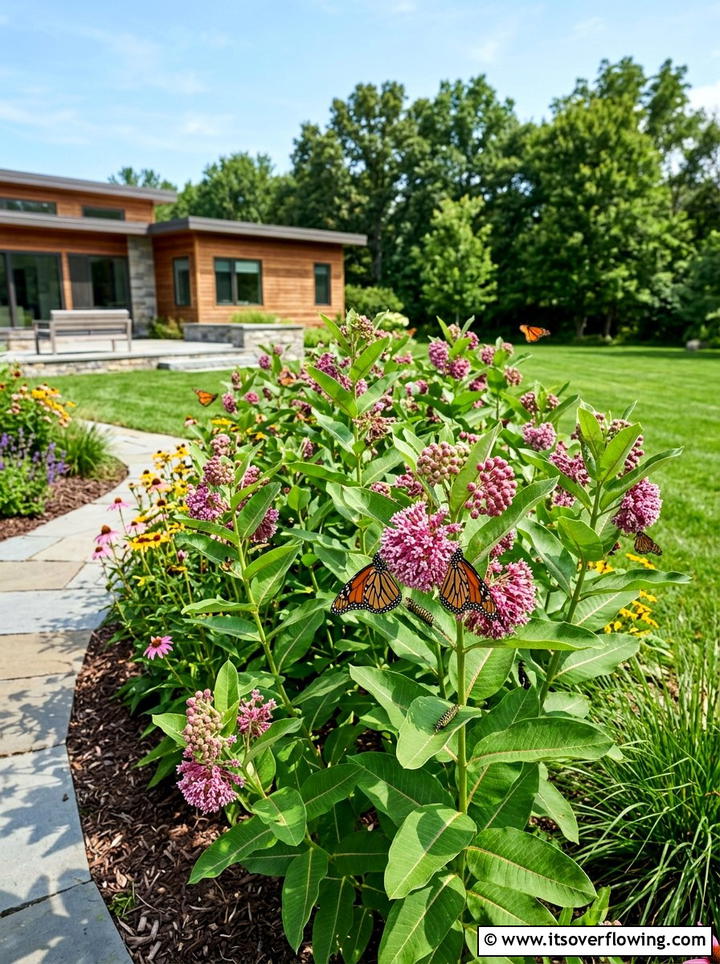 Monarch Milkweed Bed - 25 creative garden ideas with butterfly habitats