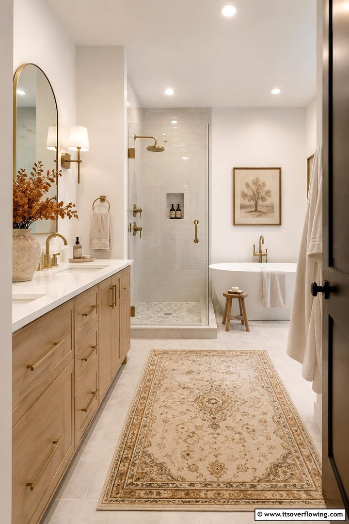 Monochrome Fall Palette - 50 Fall Bathroom Decor Ideas Roundup- Timeless Tips