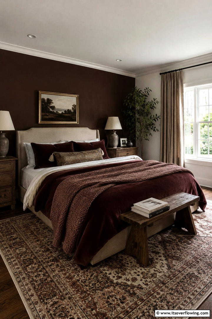 Moody Bedroom Sanctuary - 50 Fall Decor Trends 2025 to Inspire Seasonal Style