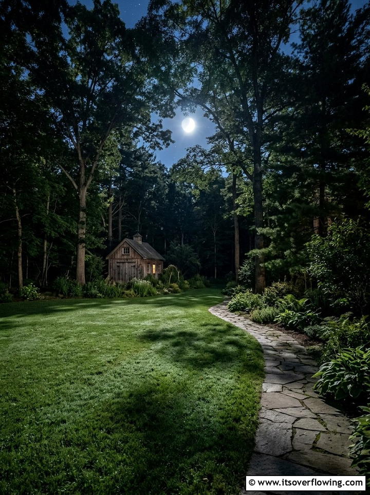 Moon lighting for backyard - 25 garden decor ideas with lights