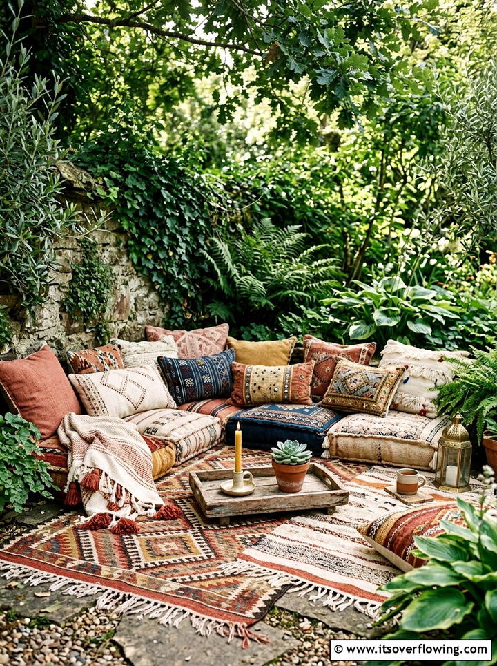 Moonlight Garden Plan - 25 creative garden ideas with meditation corners