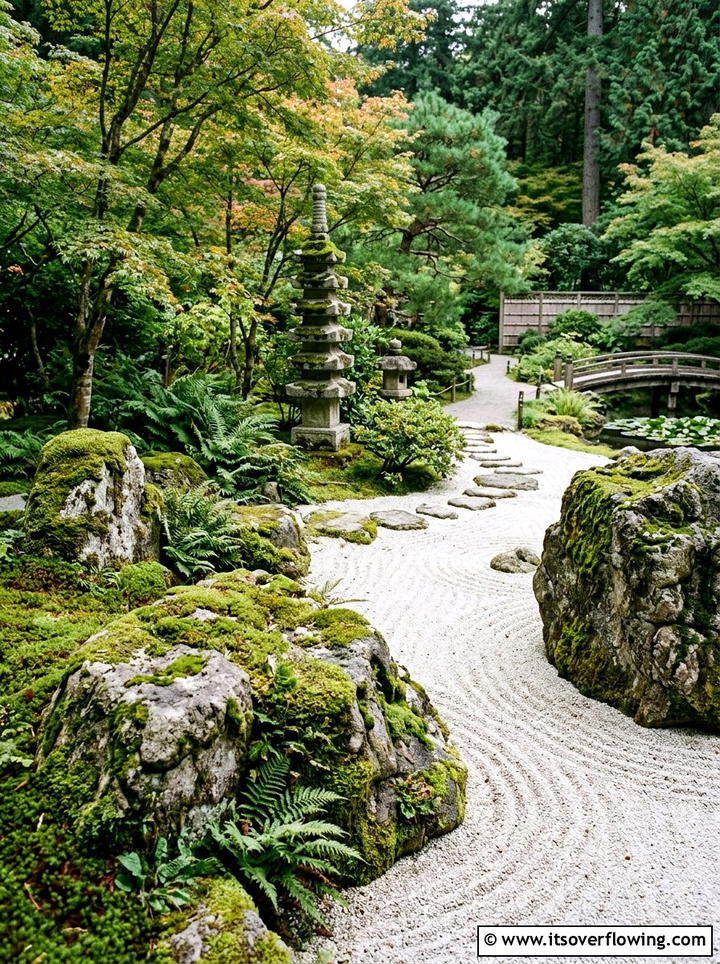 Moss Covered Rock - 25 garden design ideas with texture