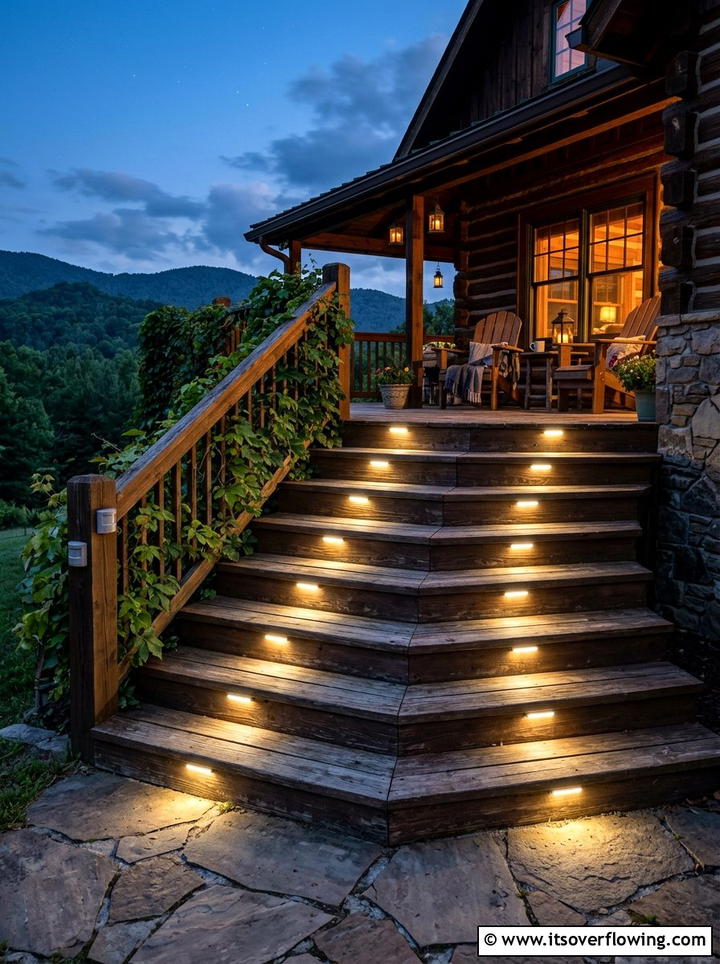 Motion Activated Step Lighting - 25 front porch ideas with motion lights