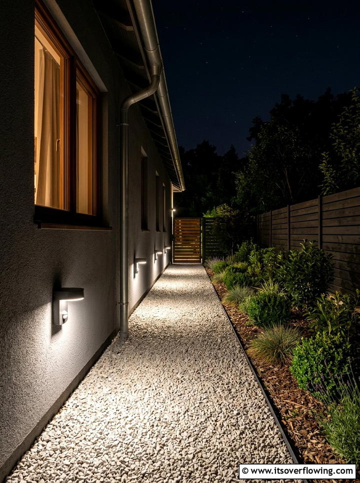 Motion sensor path lighting - 25 garden ideas with pathway lights