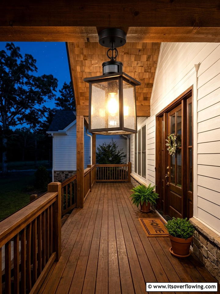 Motion sensor porch light - 25 front porch ideas with smart lighting
