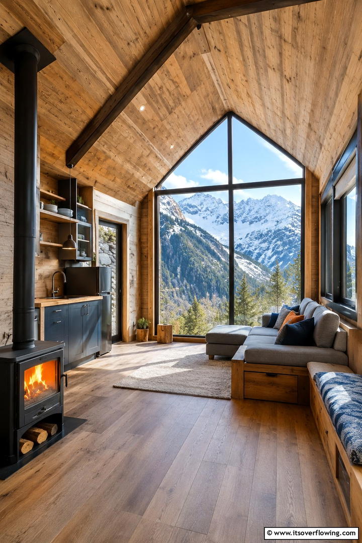 Mountain Hideaway Cottage - 30 Rustic Tiny House Ideas for Compact, Cozy Living