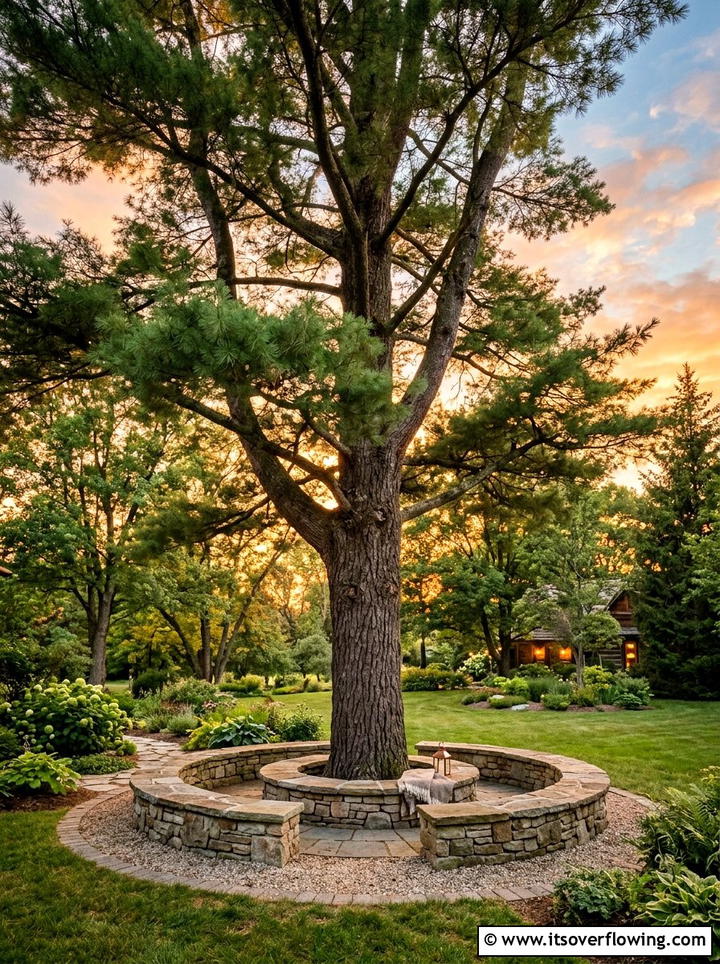 Mountain Laurel Naturalized Garden - 25 garden design ideas with evergreen structure