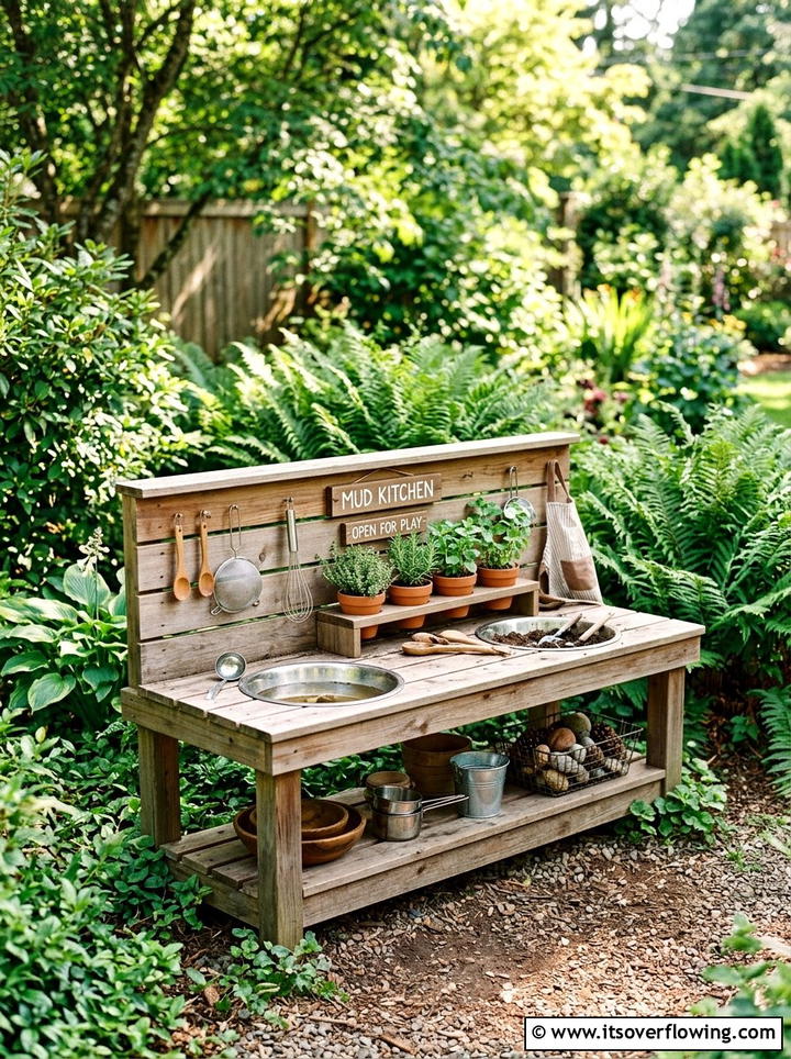 Mud Kitchen - 25 garden design ideas for play areas