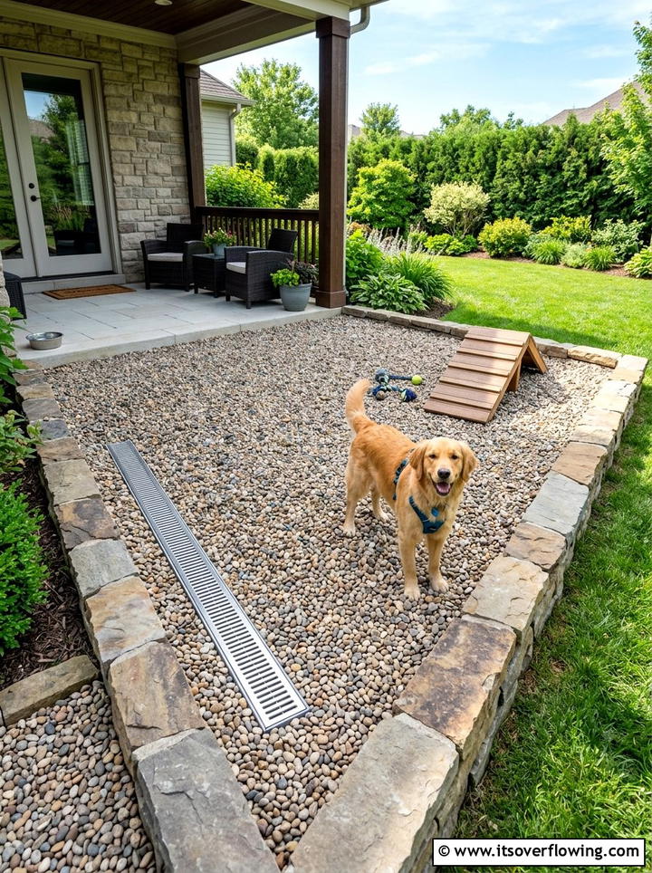 Mud free dog area - 25 garden ideas for pets