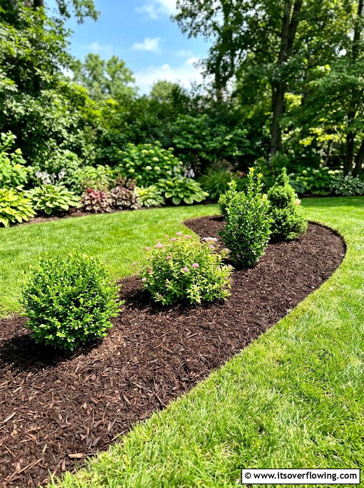 Mulch Bed - 25 garden ideas for beginners