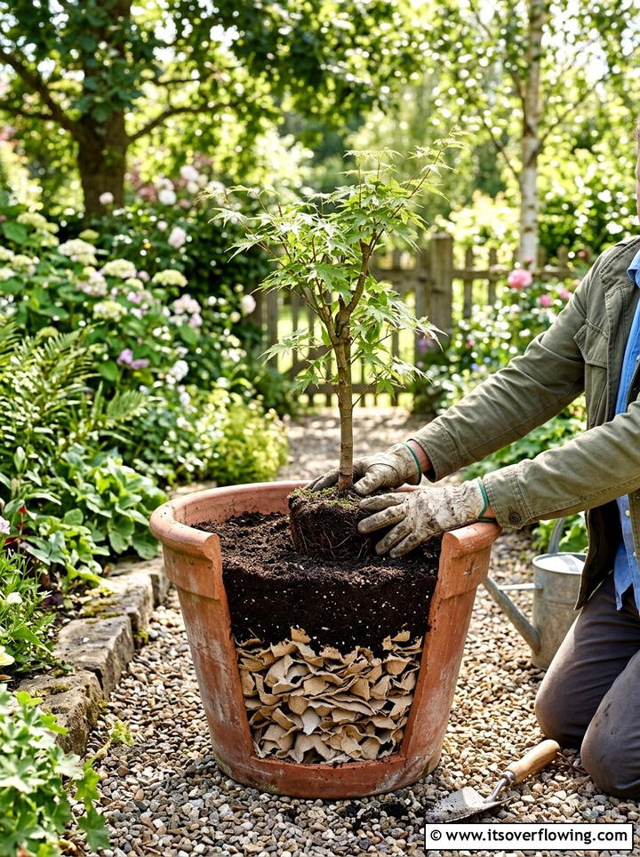 Mulch filler - 25 recycled garden ideas with egg cartons