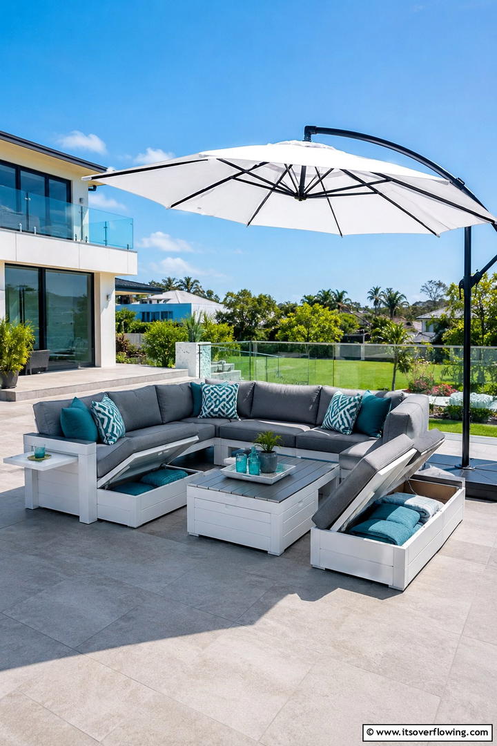 Multi Functional Outdoor Furniture - 30 Practical Outdoor Storage Ideas for a Tidy Yard