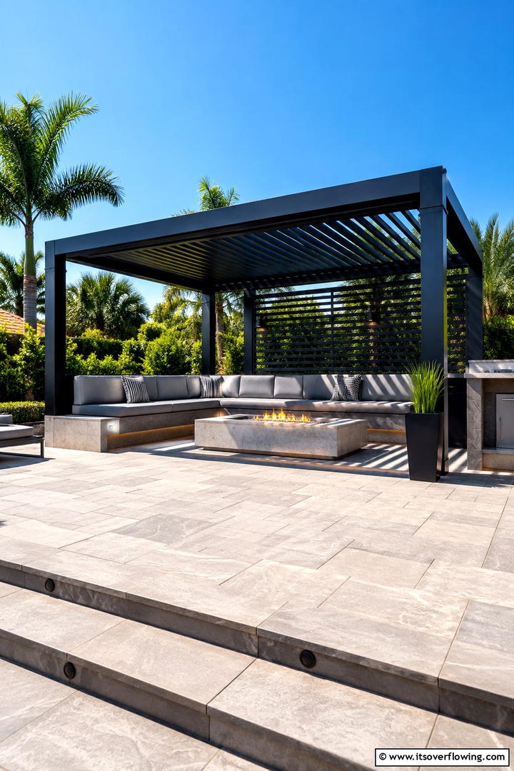 Multi Functional Pergola with Shade - 30 Modern Backyard Ideas to Transform Your Outdoor Oasis