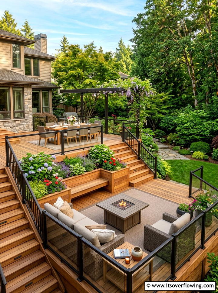 Multi Level Deck - 25 garden design ideas for decks