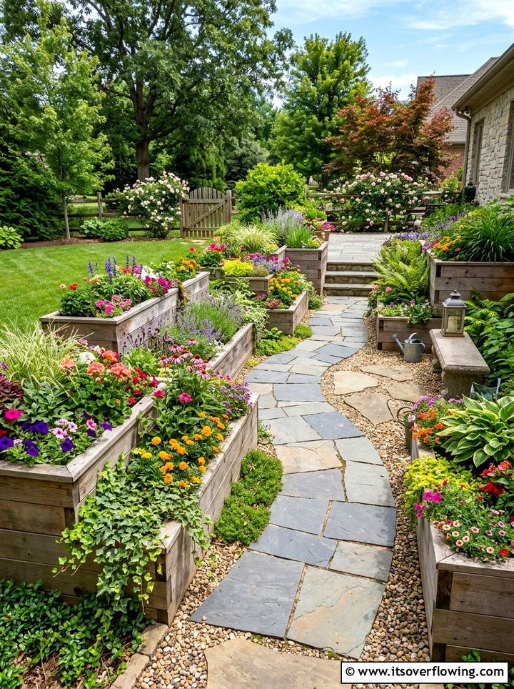 Multi Level Garden Box - 25 garden ideas with planter boxes
