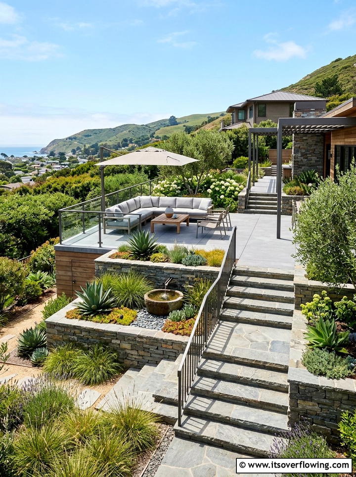 Multi Level Garden - 25 small garden ideas with no lawn