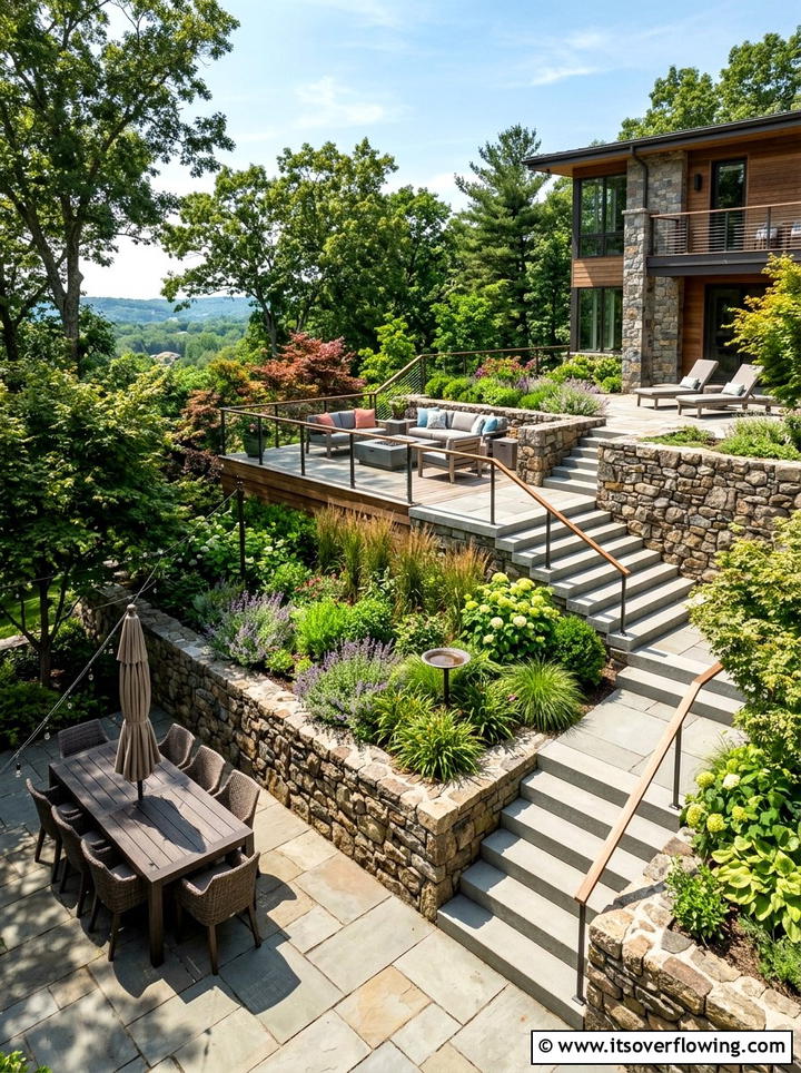 Multi Level Terrace - 25 garden ideas for contemporary homes