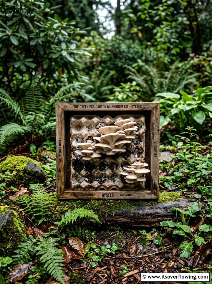 Mushroom kit - 25 recycled garden ideas with egg cartons