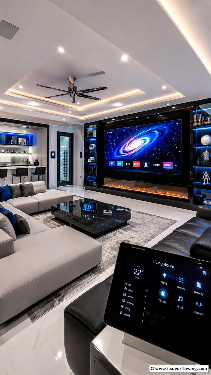 Music Lovers Retreat - 20 Man Cave Living Room Ideas for the Ultimate Retreat