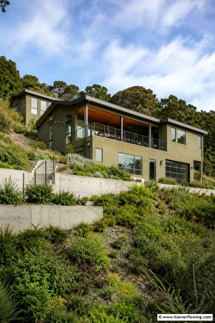 Muted Olive Tranquility - 30 Stucco Color Ideas for Modern and Timeless Home Exteriors