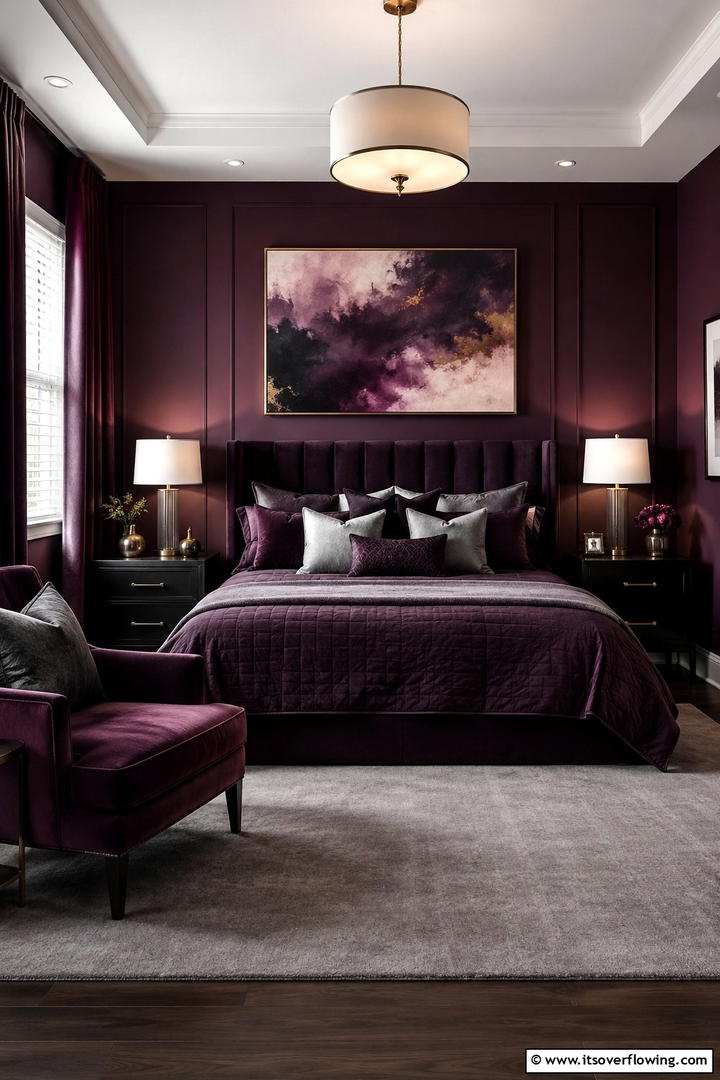 Mystic Mulberry Mood - 30 Purple Bedroom Ideas for a Dreamy and Relaxing Retreat