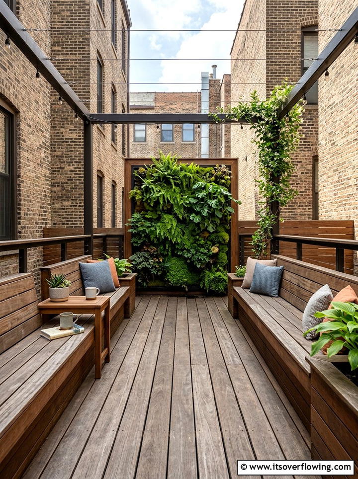 Narrow Backyard Deck - 25 backyard ideas with wood deck
