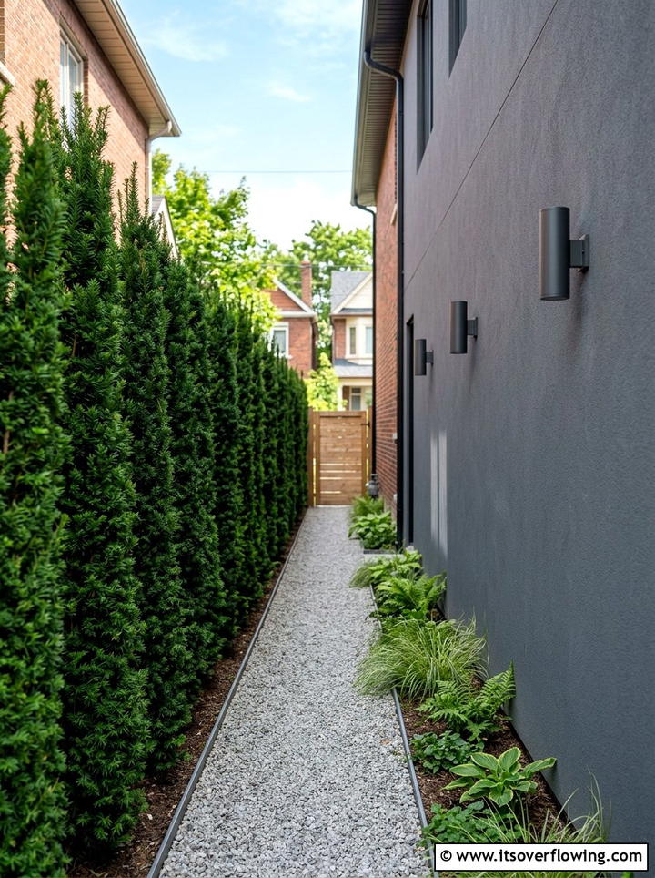 Narrow Backyard Hedge - 25 backyard ideas with hedges