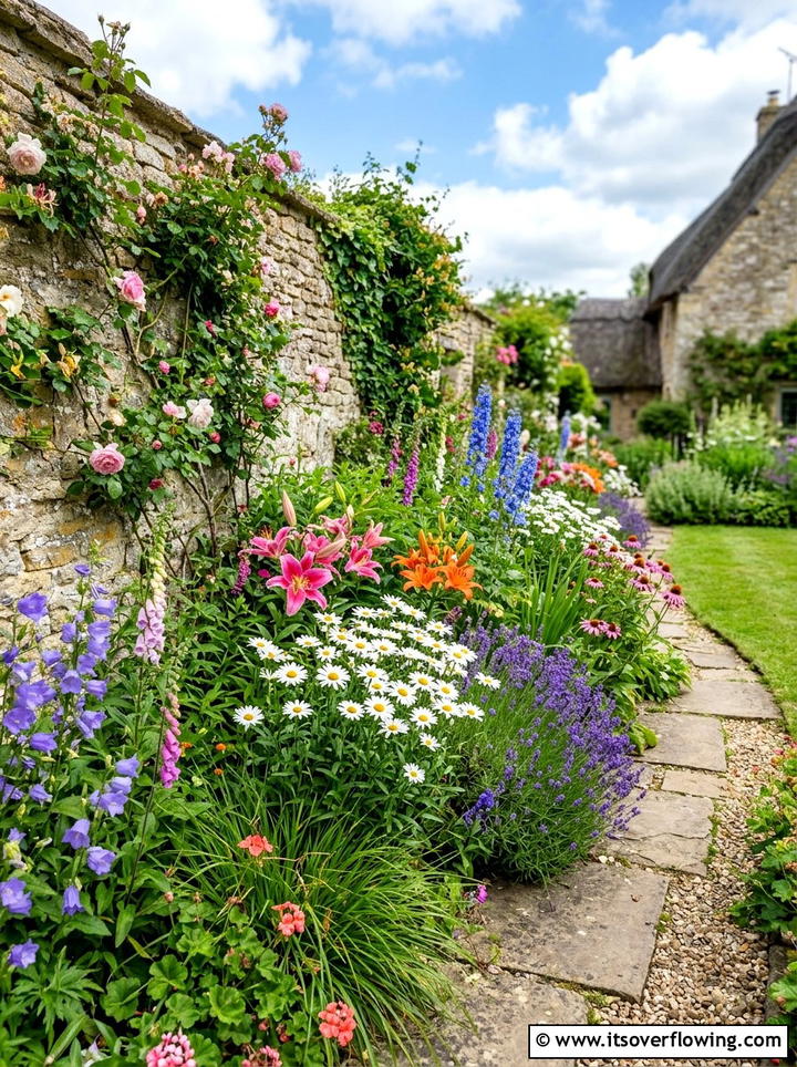 Narrow Flower Border - 25 small garden ideas for townhouses