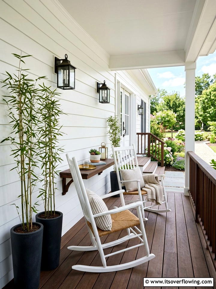 Narrow Front Porch Rocking Chair - 25 front porch decor ideas with rocking chairs