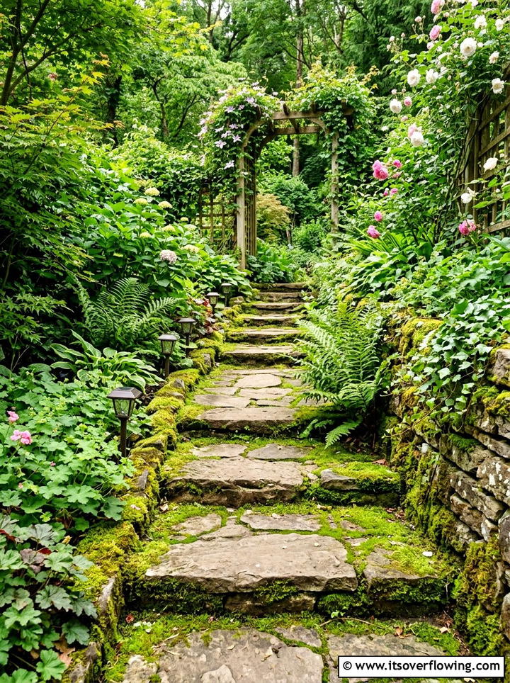 Narrow Side Path - 25 backyard ideas for narrow yards