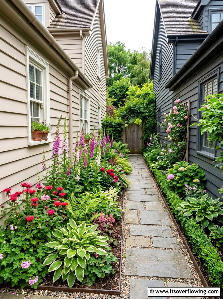 Narrow side yard garden - 25 small garden ideas with pollinator plants