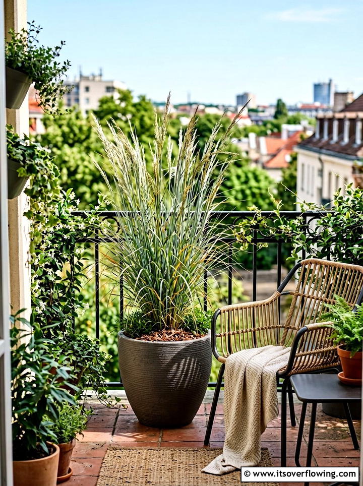 Native Grass Patio Container - 25 garden design ideas with native grasses