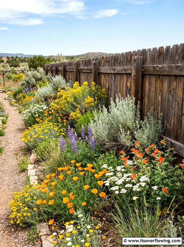 Native Plant Border border - 25 garden ideas for dry climate