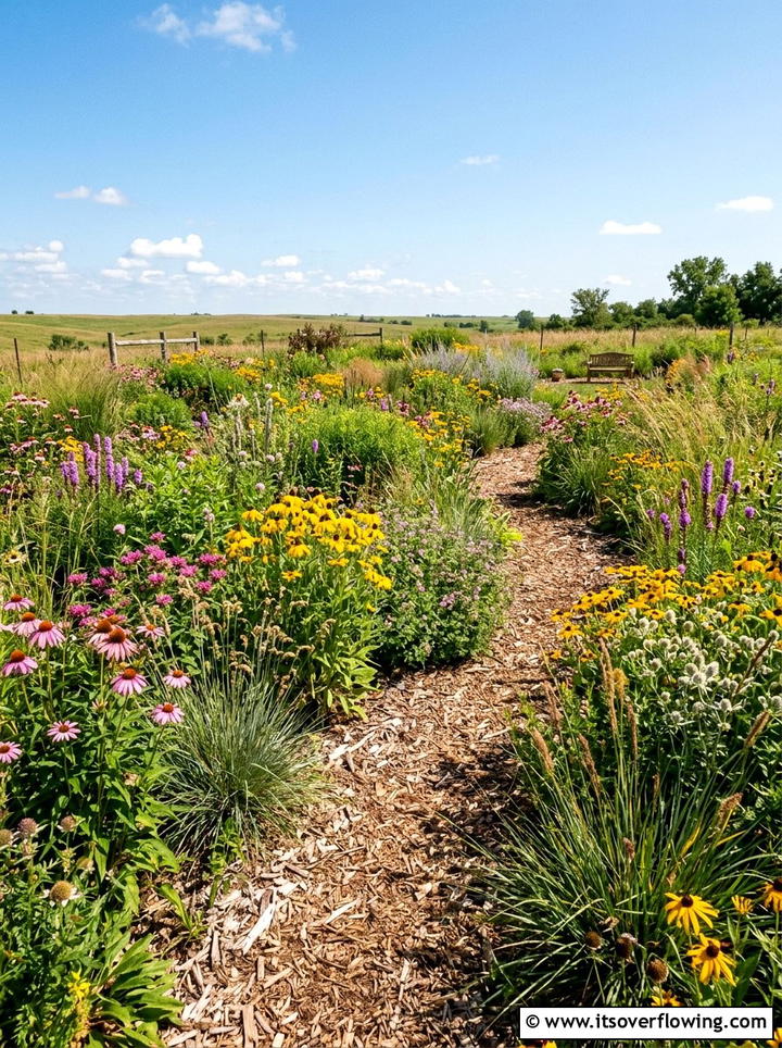 Native Plant Flower Garden - 25 backyard ideas with flower garden